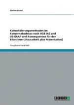 Konsolidierungsmethoden im Konzernabschluss nach HGB IAS und US-GAAP und Konsequenzen fur den Bilanzleser [Hausarbeit plus Prasentation]