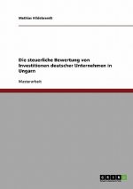 steuerliche Bewertung von Investitionen deutscher Unternehmen in Ungarn