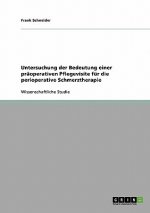Untersuchung der Bedeutung einer praoperativen Pflegevisite fur die perioperative Schmerztherapie