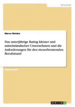 unterjahrige Rating kleiner und mittelstandischer Unternehmen und die Anforderungen fur den steuerberatenden Berufsstand