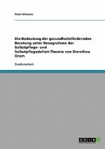 Bedeutung der gesundheitsfoerdernden Beratung unter Bezugnahme der Selbstpflege- und Selbstpflegedefizit-Theorie von Dorothea Orem