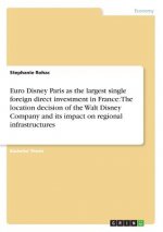 Euro Disney Paris as the largest single foreign direct investment in France