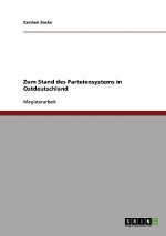 Zum Stand des Parteiensystems in Ostdeutschland