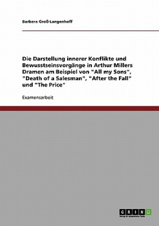 Darstellung innerer Konflikte und Bewusstseinsvorgange in Arthur Millers Dramen am Beispiel von All my Sons, Death of a Salesman, After the Fall und T