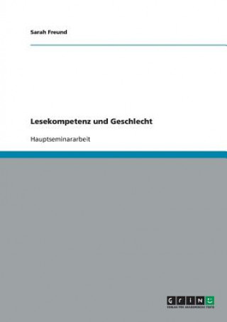 Lesekompetenz und Geschlecht
