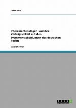 Interessentenklagen und ihre Vertraglichkeit mit den Systementscheidungen des deutschen Rechts
