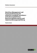 Workflow-Management Und Prozessmodellierung F r  ffentlich-Rechtliche Versicherer - Anforderungsdefinition, Realisierungsalternativen Und Implementier