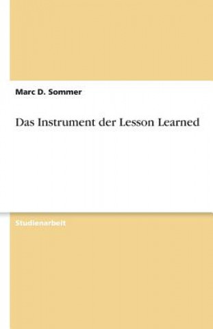 Instrument Der Lesson Learned