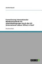 Formulierung internationaler Mindeststandards fur Arbeitsbedingungen durch die ILO (International Labour Office) in Genf