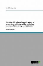 Identification of Word Classes in Connection with the Differentiation Between Homonymy and Polysemy