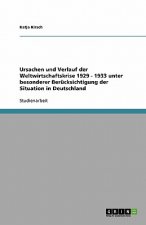 Ursachen Und Verlauf Der Weltwirtschaftskrise 1929 - 1933. Die Situation in Deutschland