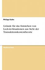 Gründe für das Entstehen von Lock-in-Situationen aus Sicht der Transaktionskostentheorie