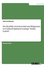 Der Konflikt zwischen Adel und Bürgertum  in Gotthold Ephraim Lessings 