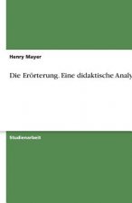 Die Erörterung - Eine didaktische Analyse