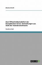 Zum Öffentlichkeitsdefizit der Europäischen Union: Anmerkungen aus Sicht der Demokratietheorie