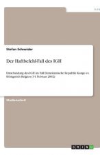 Der Haftbefehl-Fall des IGH