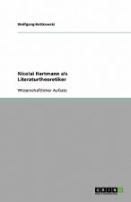 Nicolai Hartmann ALS Literaturtheoretiker