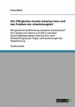 Der Fähigkeiten-Ansatz Amartya Sens und das Problem der Arbeitslosigkeit