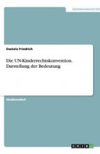 Die UN-Kinderrechtskonvention. Darstellung der Bedeutung