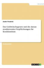 Geldwaschegesetz und die daraus resultierenden Verpflichtungen fur Kreditinstitute