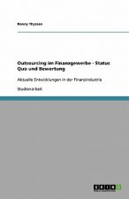 Outsourcing im Finanzgewerbe - Status Quo und Bewertung