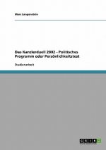 Kanzlerduell 2002 - Politisches Programm oder Persoenlichkeitstest
