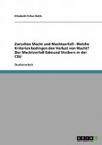 Zwischen Macht und Machtzerfall - Welche Kriterien bedingen den Verlust von Macht? Der Machtverfall Edmund Stoibers in der CSU