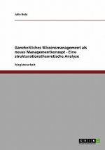 Ganzheitliches Wissensmanagement ALS Neues Managementkonzept. Eine Strukturationstheoretische Analyse.