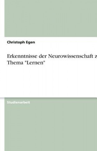 Erkenntnisse der Neurowissenschaft zum Thema 