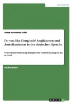 Do you like Denglisch? Anglizismen und Amerikanismen in der deutschen Sprache