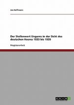Stellenwert Ungarns in der Sicht des deutschen Heeres 1933 bis 1939