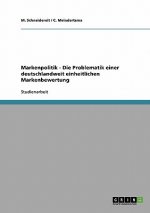 Markenpolitik - Die Problematik einer deutschlandweit einheitlichen Markenbewertung