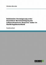 Rubinsteins Versteigerung unter besonderer Berucksichtigung der Lebenssituationen deutscher Juden im Nachkriegsdeutschland