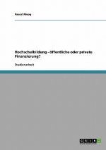 Hochschulbildung - oeffentliche oder private Finanzierung?