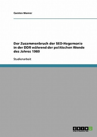 Zusammenbruch der SED-Hegemonie in der DDR wahrend der politischen Wende des Jahres 1989