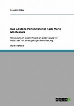 Goldene Perlenmaterial nach Maria Montessori