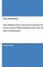 Einfluss der Cotton Gin und des Power Loom auf das Wirtschaftssystem der Sud- und Nordstaaten