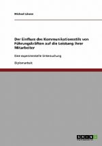 Einfluss des Kommunikationsstils von Fuhrungskraften auf die Leistung ihrer Mitarbeiter