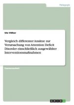Vergleich differenter Ansätze zur Verursachung von Attention Deficit Disorder einschließlich ausgewählter Interventionsmaßnahmen