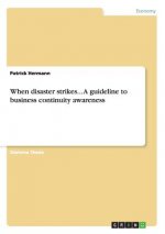 When disaster strikes... A guideline to business continuity awareness