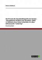 Einsatz der Sprachenbiografie als Teil des Europaisches Portfolio der Sprachen (EPS) im Rahmen einer Unterrichtsreihe mit dem Schwerpunkt Listening