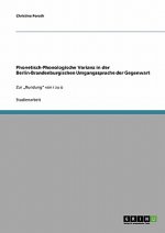 Phonetisch-Phonologische Varianz in der Berlin-Brandenburgischen Umgangssprache der Gegenwart