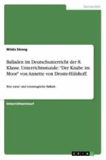 Balladen im Deutschunterricht der 8. Klasse. Unterrichtsstunde: 