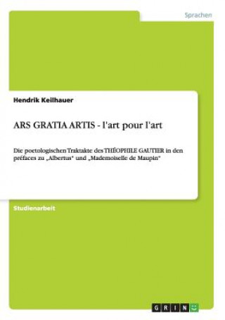 ARS GRATIA ARTIS - l'art pour l'art