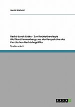 Recht durch Liebe - Zur Rechtstheologie Wolfhart Pannenbergs aus der Perspektive des Kantischen Rechtsbegriffes