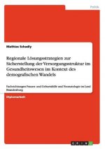 Regionale Loesungsstrategien zur Sicherstellung der Versorgungsstruktur im Gesundheitswesen im Kontext des demografischen Wandels