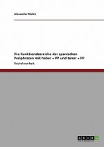 Funktionsbereiche der spanischen Periphrasen mit haber + PP und tener + PP