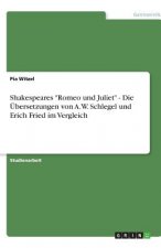 Shakespeares Romeo und Juliet - Die UEbersetzungen von A.W. Schlegel und Erich Fried im Vergleich