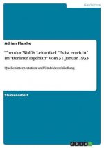 Theodor Wolffs Leitartikel 