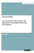 Inwieweit kann offene Kinder- und Jugendarbeit die Resilienzfoerderung unterstutzen?